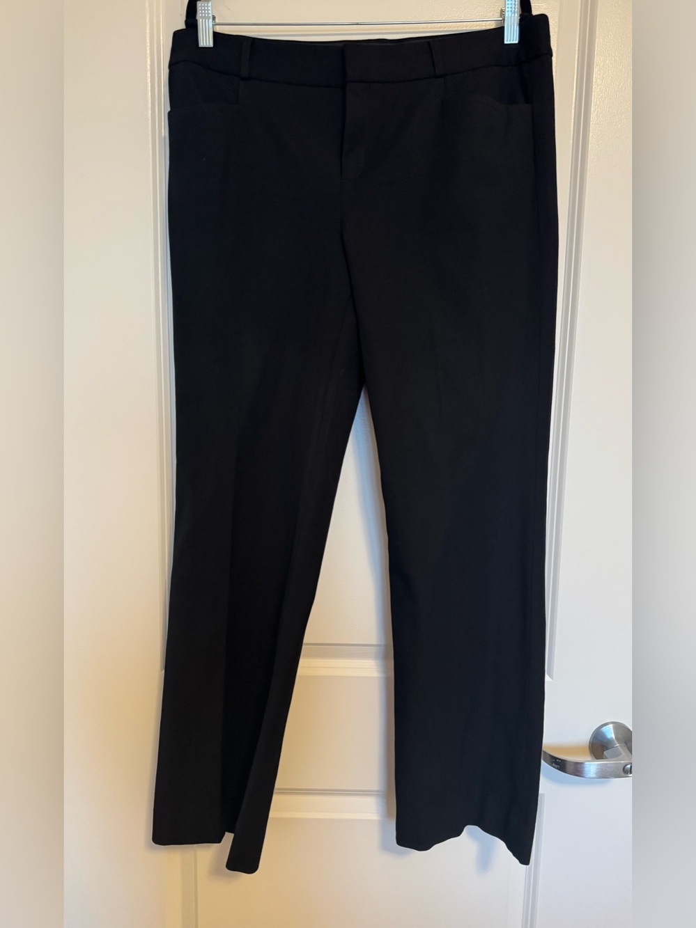 Banana Republic Women's Sloan Black Dress Pants - Straight Leg